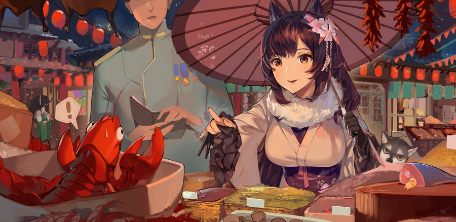Let's Celebrate With Lobster At Atago's Cuisine Wallpaper