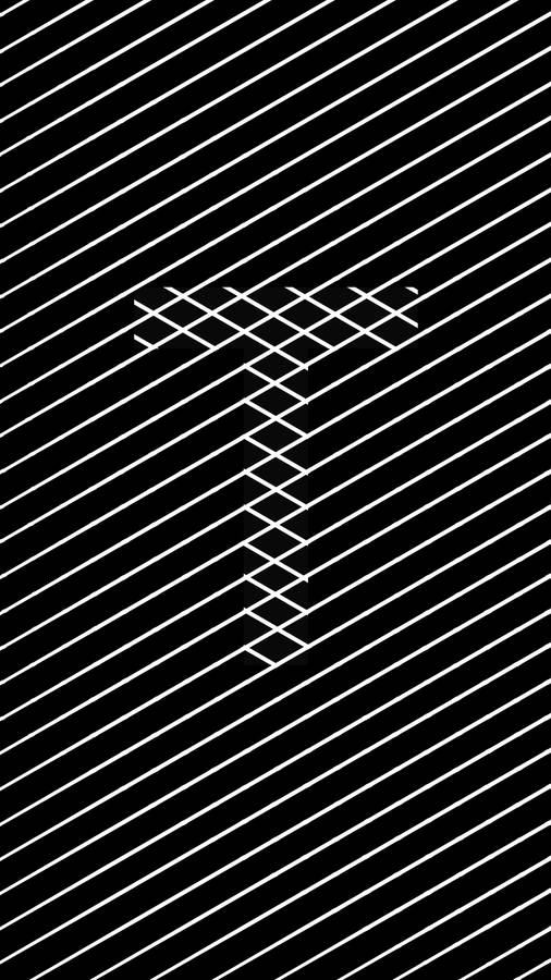 Letter T Vector Lines Wallpaper