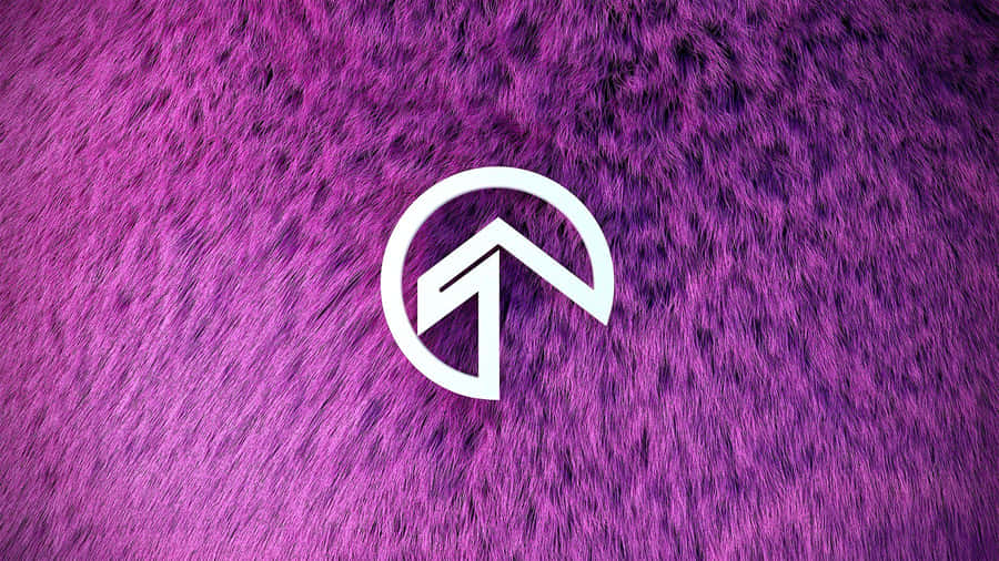 Level Up White Logo Wallpaper