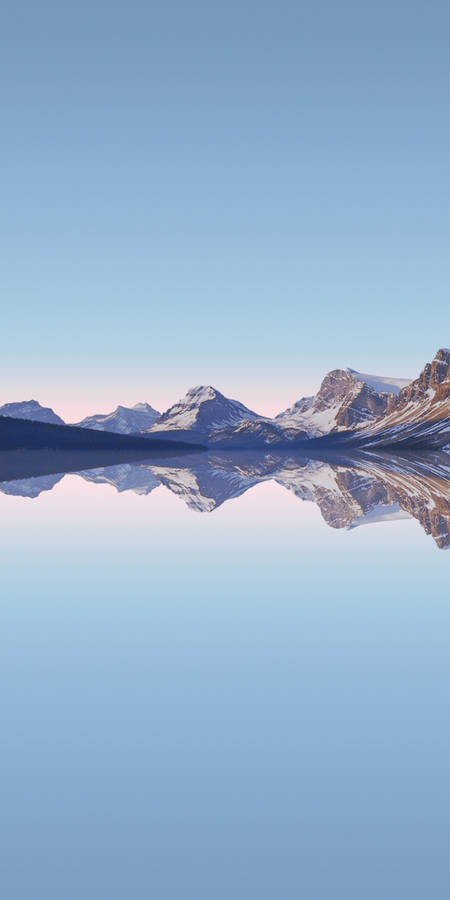 Lg Phone Sky Blue Mountains Wallpaper