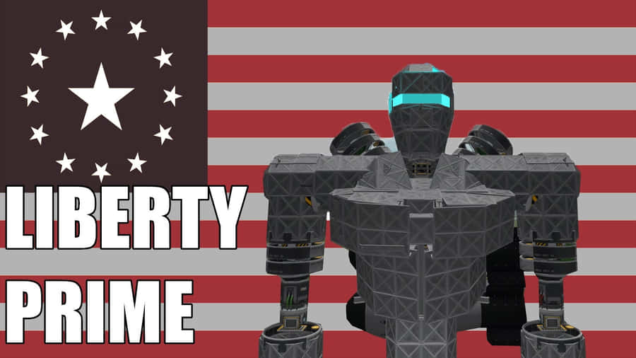 Liberty Prime In Action Wallpaper