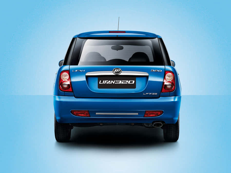 Lifan320 Blue Rear View Wallpaper