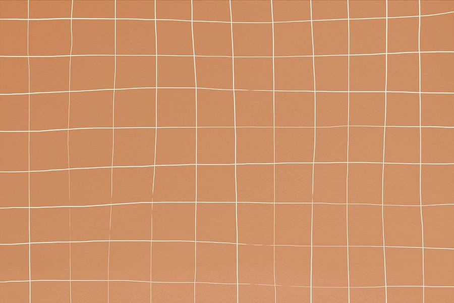Light Brown Distorted Grid Wallpaper