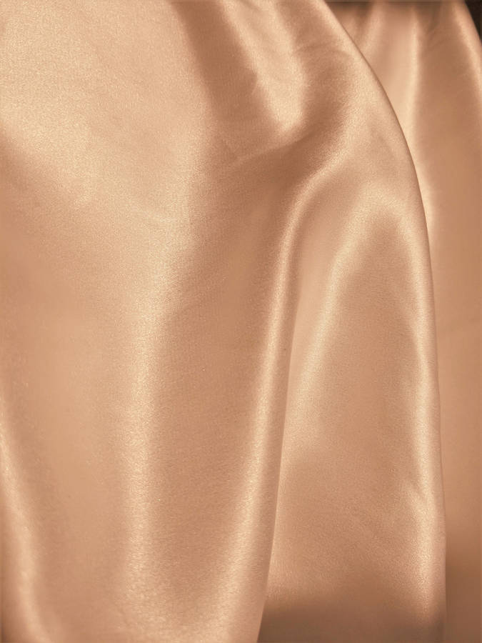 Light Orange Silk Fabric Wallpaper