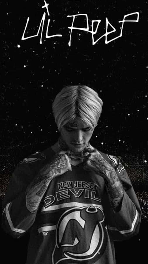 Lil Peep Logo 1080 X 1920 Wallpaper