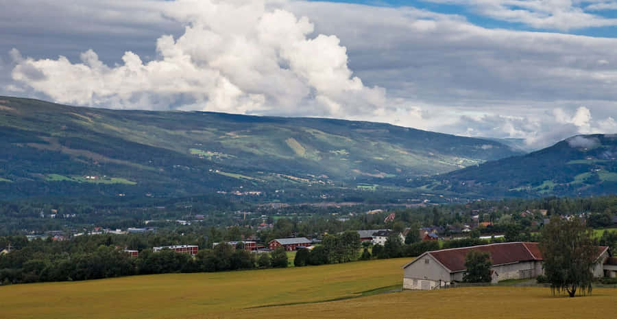 Lillehammer Landscape View Wallpaper