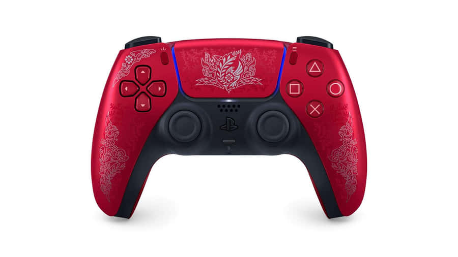 Limited Edition Red Ps5 Controller Wallpaper
