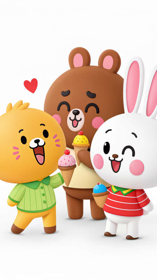 Line Friends Wallpaper Wallpaper