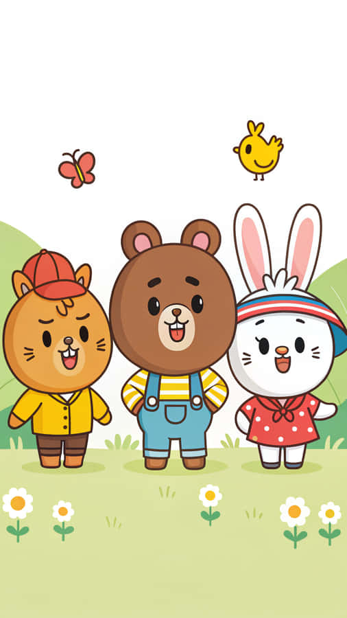 Line Friends Wallpaper Wallpaper