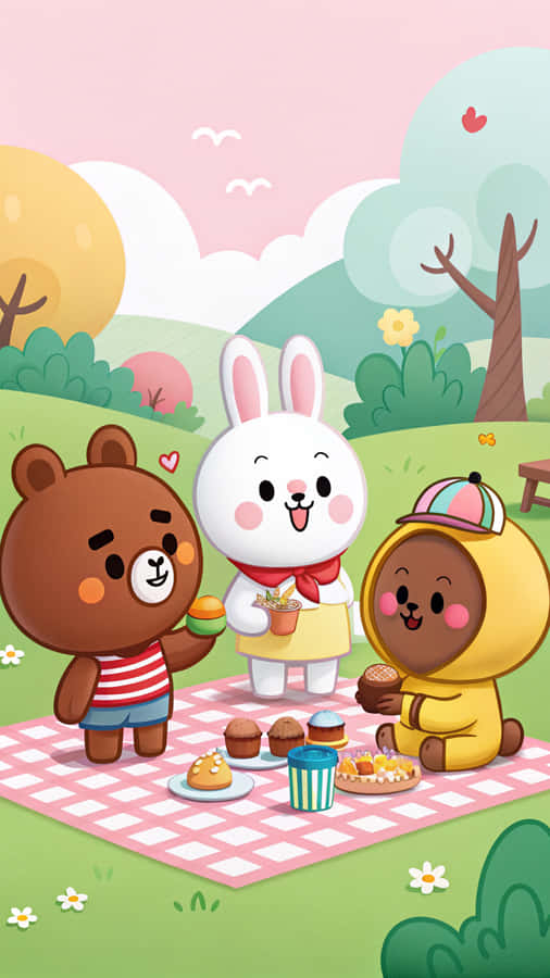 Line Friends Wallpaper Wallpaper