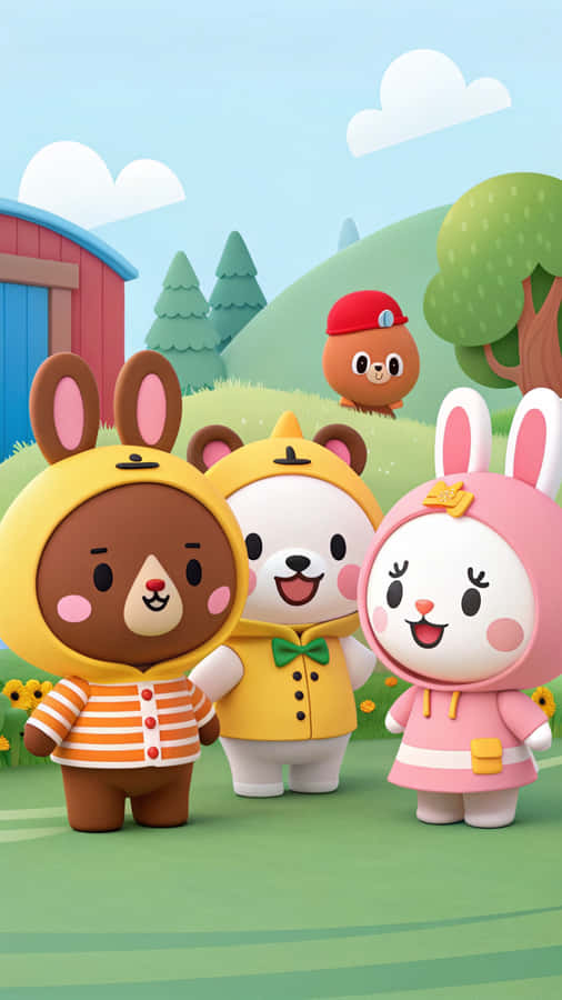 Line Friends Wallpaper Wallpaper