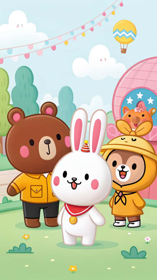 Line Friends Wallpaper Wallpaper