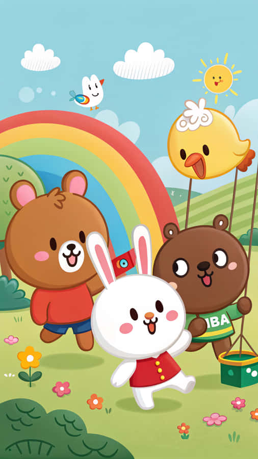 Line Friends Wallpaper Wallpaper