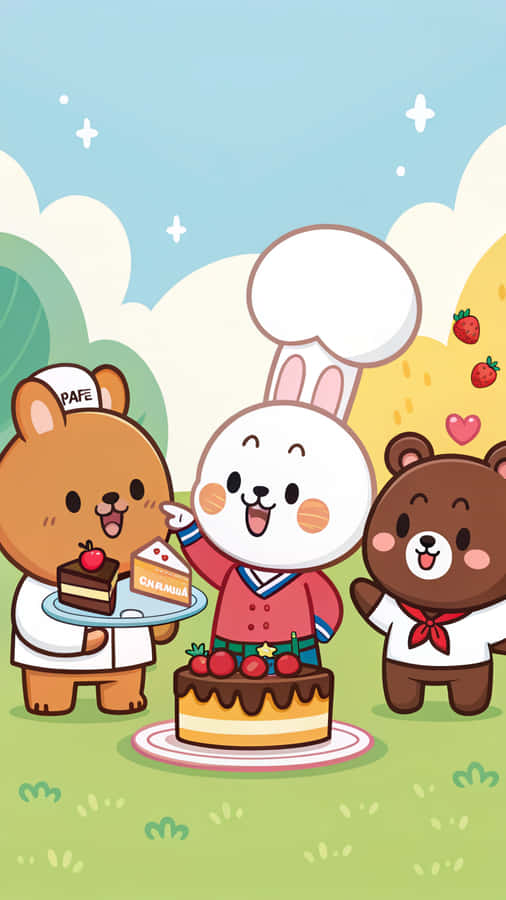 Line Friends Wallpaper Wallpaper