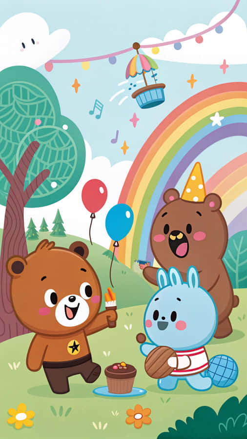 Line Friends Wallpaper Wallpaper