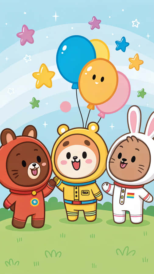 Line Friends Wallpaper Wallpaper