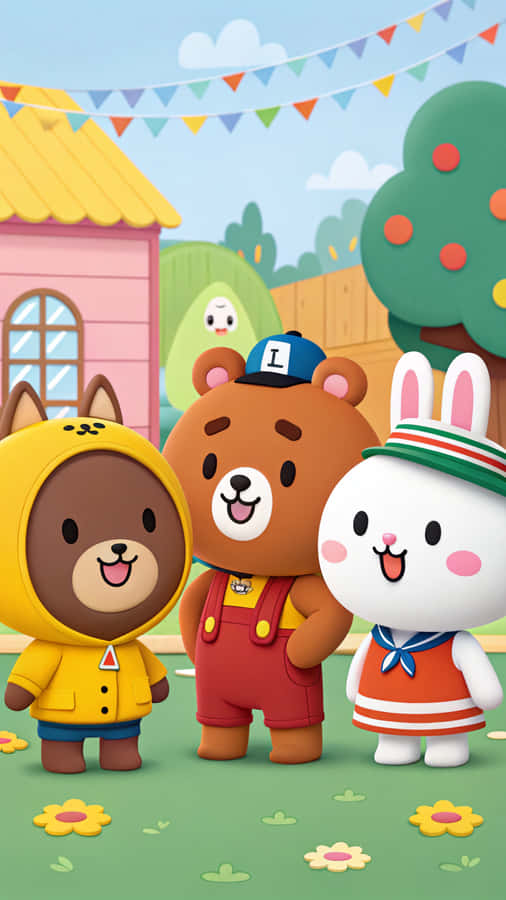 Line Friends Wallpaper Wallpaper