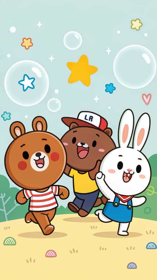Line Friends Wallpaper Wallpaper