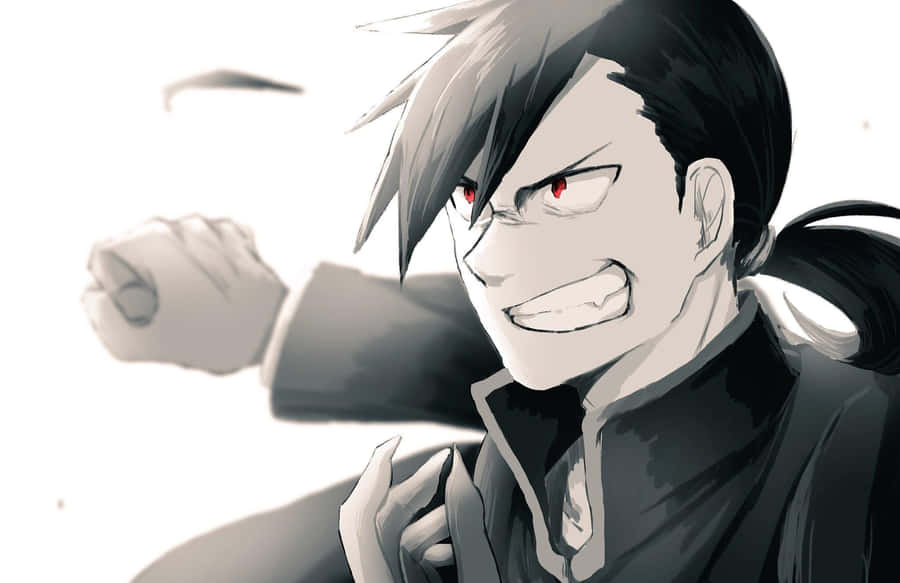 Ling Yao From Fullmetal Alchemist Posing With A Confident Smile Wallpaper