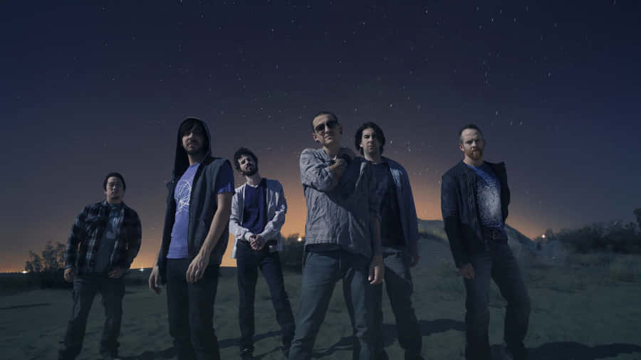 Linkin Park Band Night Photo Wallpaper