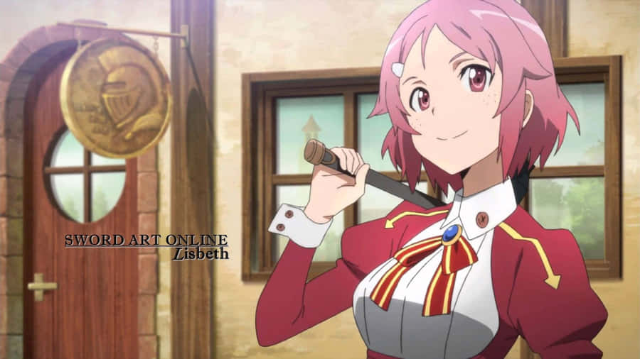 Lisbeth In Action, Sword Art Online Wallpaper