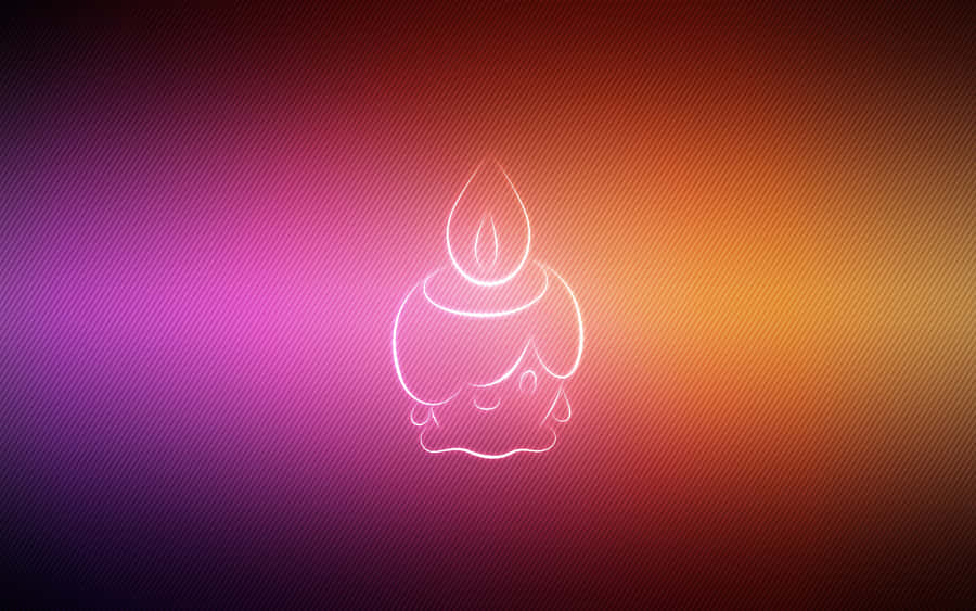 Litwick Line Art Wallpaper