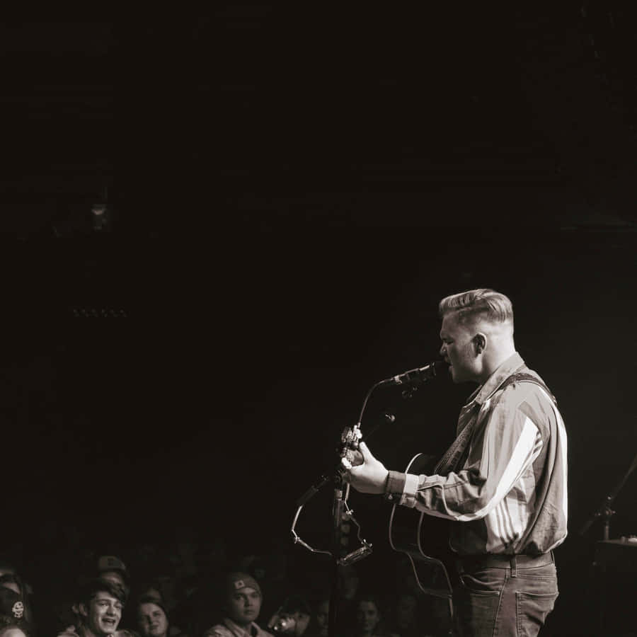 Live Performance Zach Bryan Wallpaper