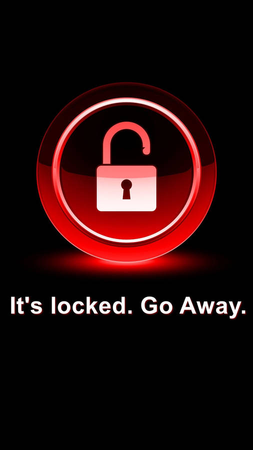 Lock Screen Unlocked Padlock Icon Wallpaper