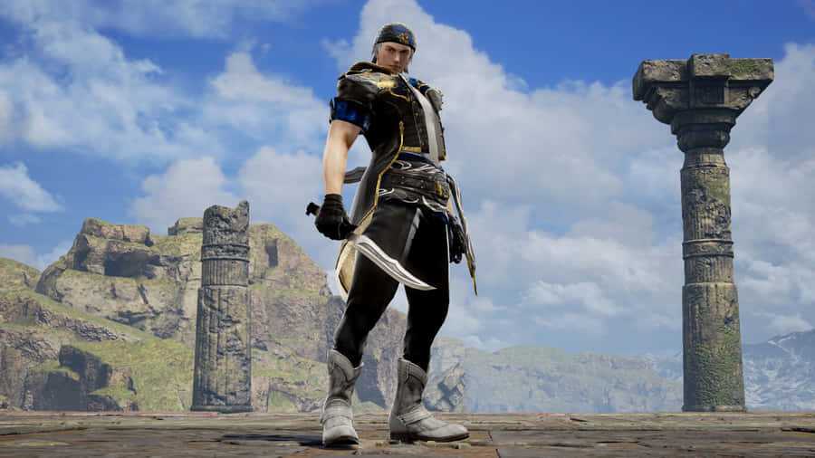 Locke Cole Leaping Into Action Wallpaper