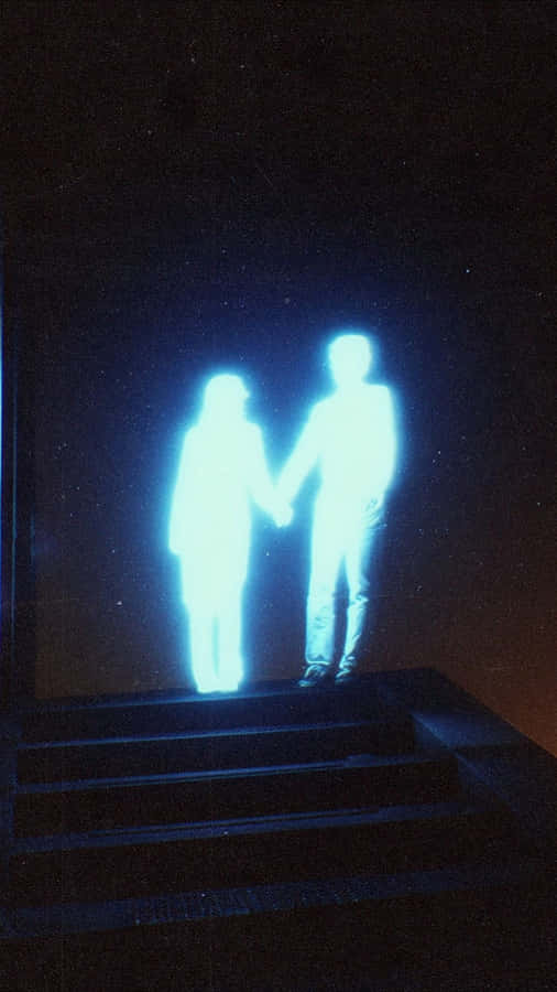 Lofi Love Ghostly Connection Wallpaper