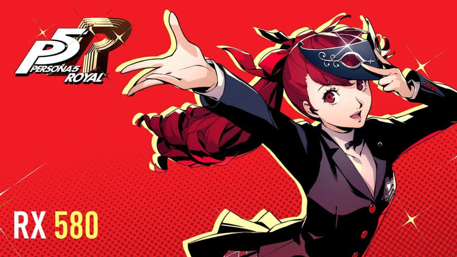 Logo Of The Action Role-playing Video Game, Persona 5. Wallpaper