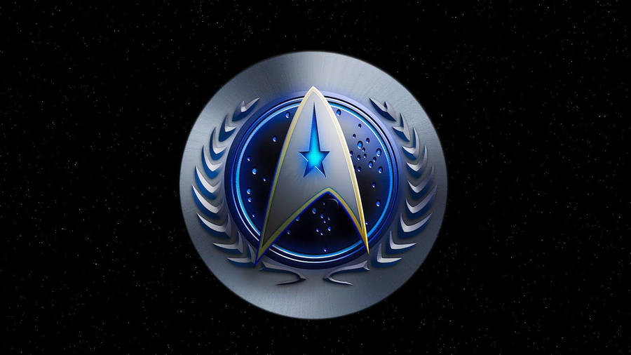 Logo Of The United Federation Of Planets From Star Trek Wallpaper