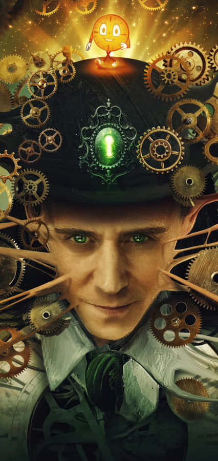 Loki Season2 Character Posterwith Gears Wallpaper