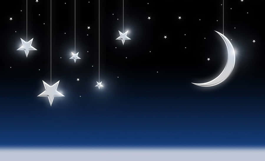 Look At The Beauty Of This Cute Little Moon! Wallpaper