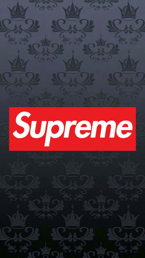 Look Cool And Trendy With A Supreme Iphone Wallpaper