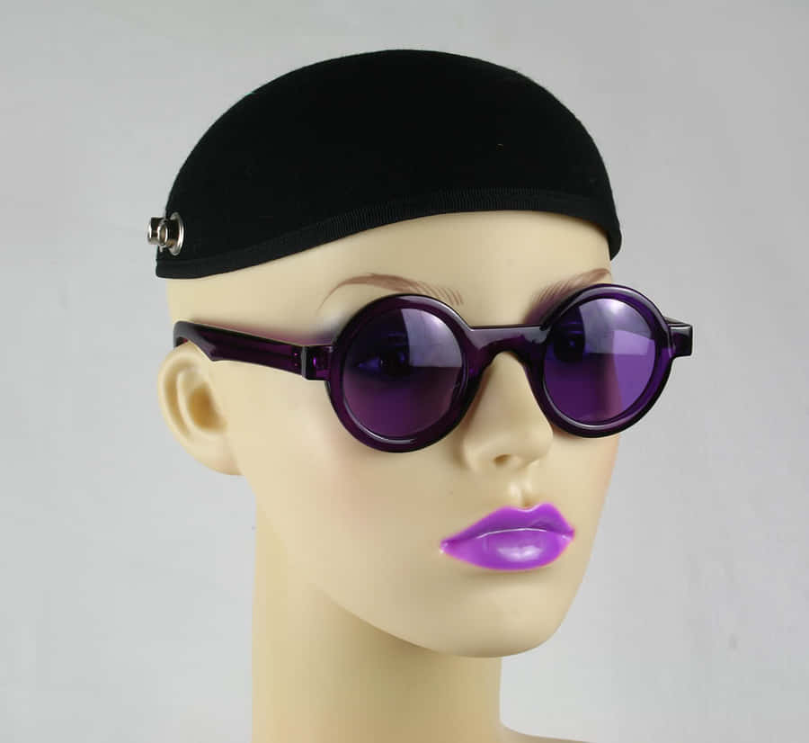 Look Stylish And Cool With These Stunning Purple Sunglasses! Wallpaper