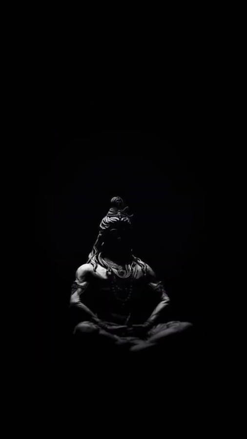 Lord Shiva Cool Black Background Wallpaper