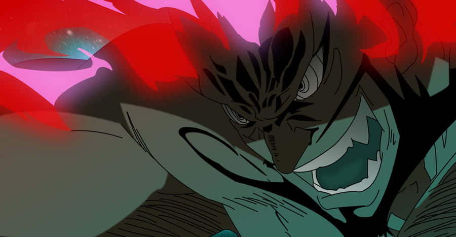 Lordgenome In A Powerful Pose Against The Backdrop Of Space, From Tengen Toppa Gurren Lagann Wallpaper