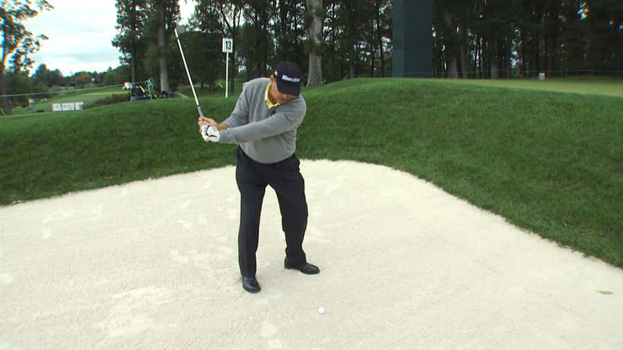 Loren Roberts Bunker Play Swing Tutorial Wallpaper