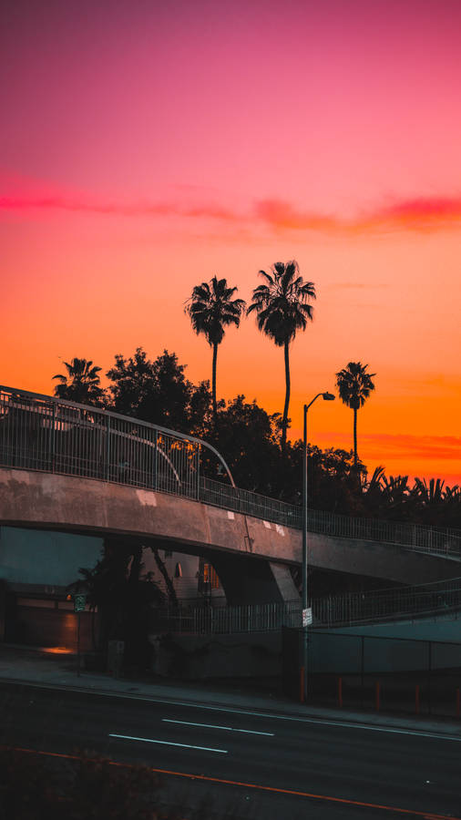 Los Angeles 4k Sunset Wallpaper
