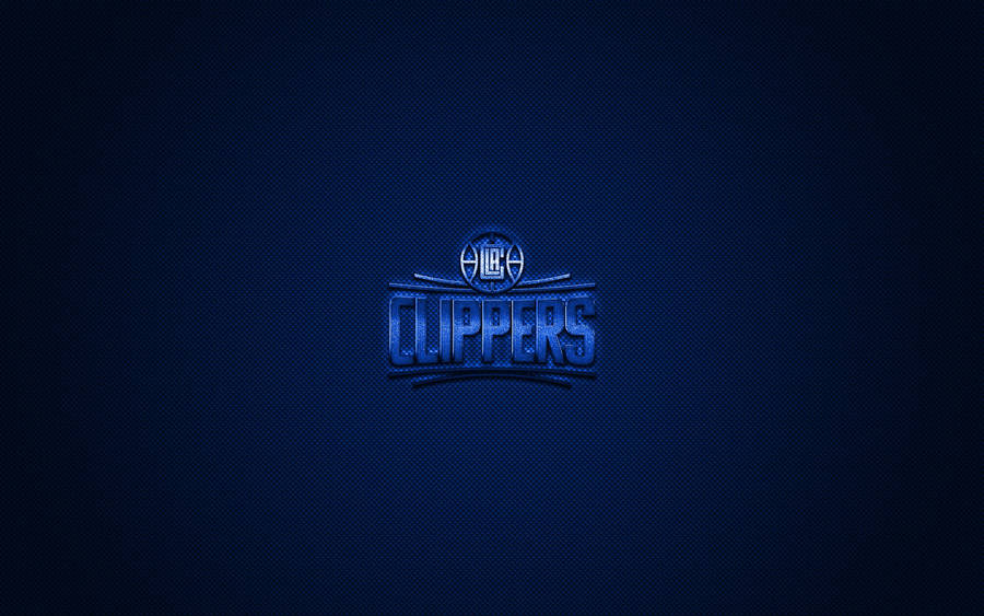 Los Angeles Clippers Blue Carbon Fiber Wallpaper