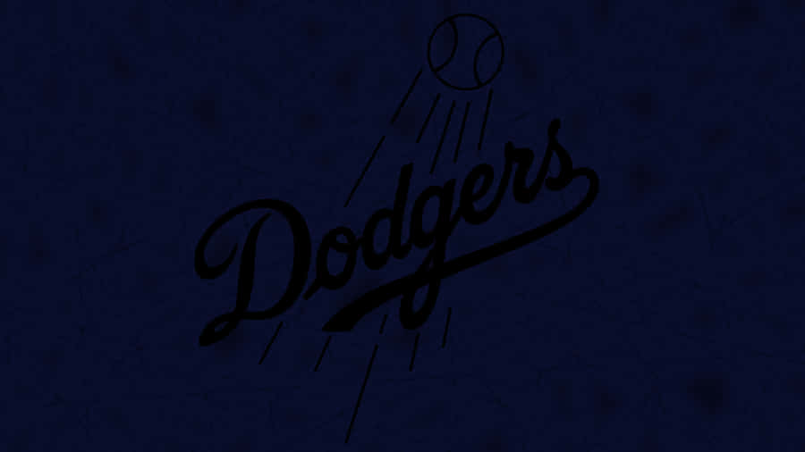 Los Angeles Dodgers Logoon Blue Wallpaper