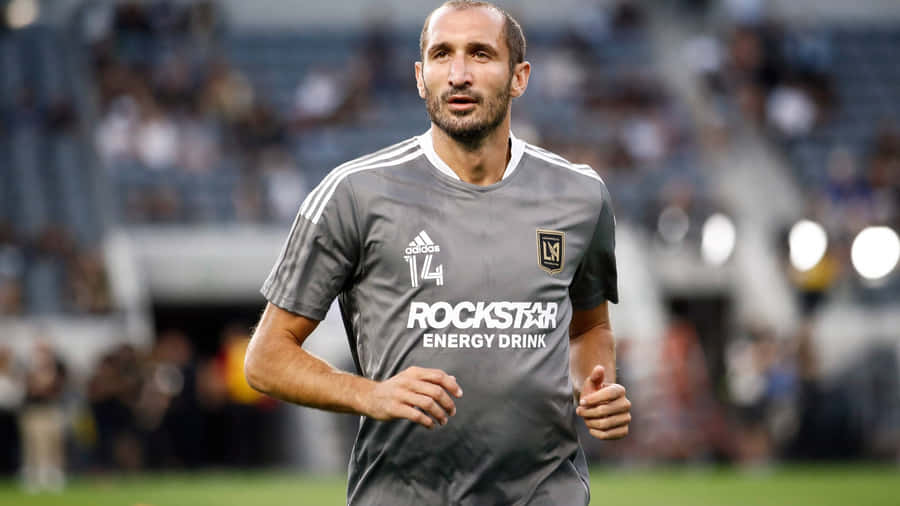 Los Angeles Fc Giorgio Chiellini Against Austin Fc 2022 Wallpaper