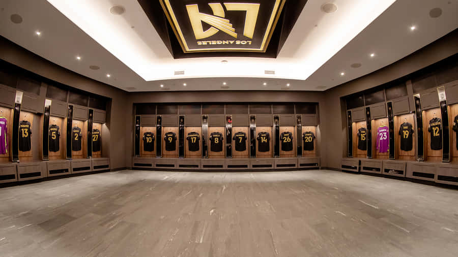 Los Angeles Fc Members Jersey Shirt Collection Wallpaper