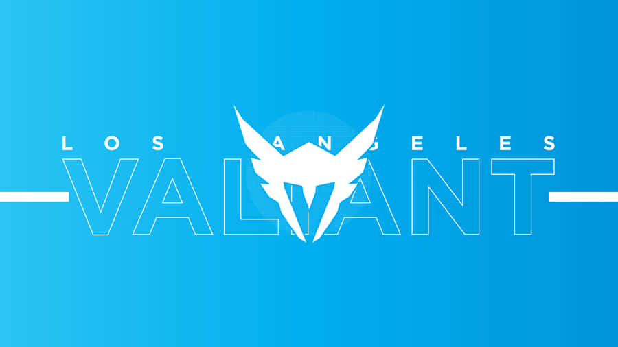 Los Angeles Valiant Blue Desktop Wallpaper