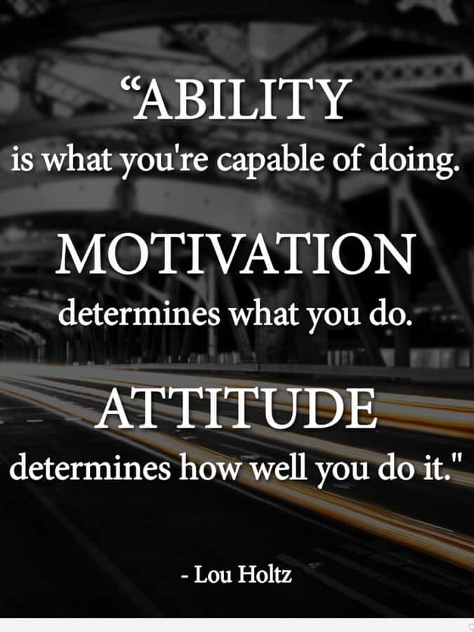 Lou Holtz Football Quote Wallpaper