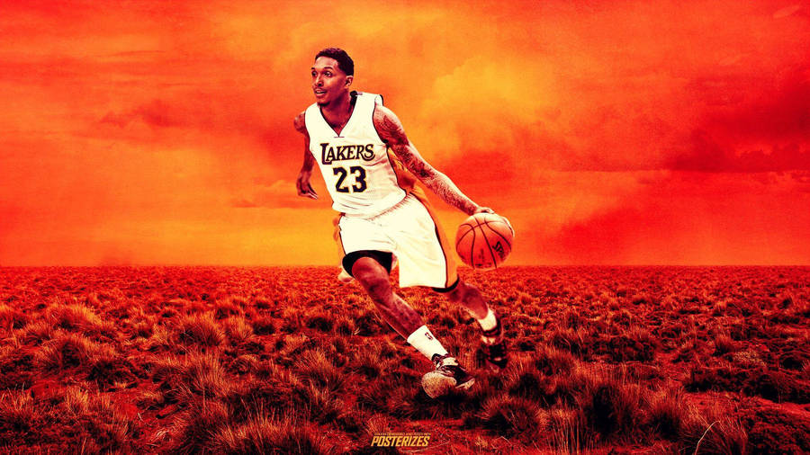 Lou Williams Lakers White Jersey Wallpaper