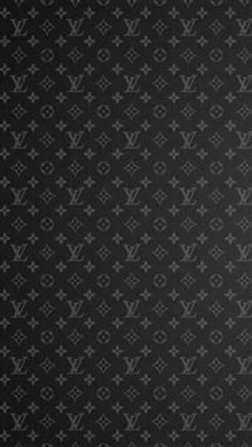 Louis Vuitton Wallpaper On A Black Background Wallpaper