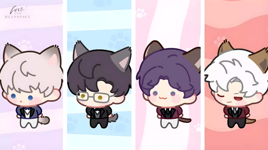 Love And Deepspace Characters Wallpaper