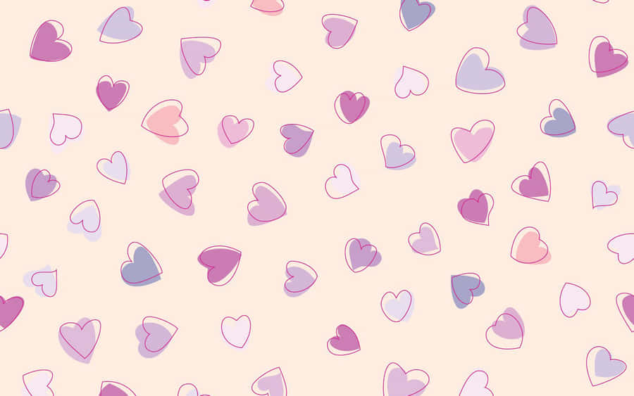 Love And Romance In The Air - Cute Hearts Wallpaper Wallpaper